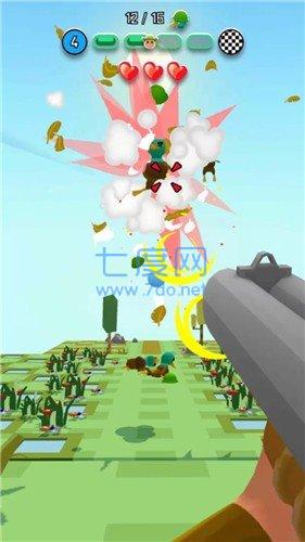 用枪狩猎鸭子