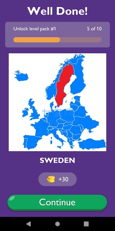 欧洲地图猜谜挑战GuessEuropeanCountry OnMap截图1
