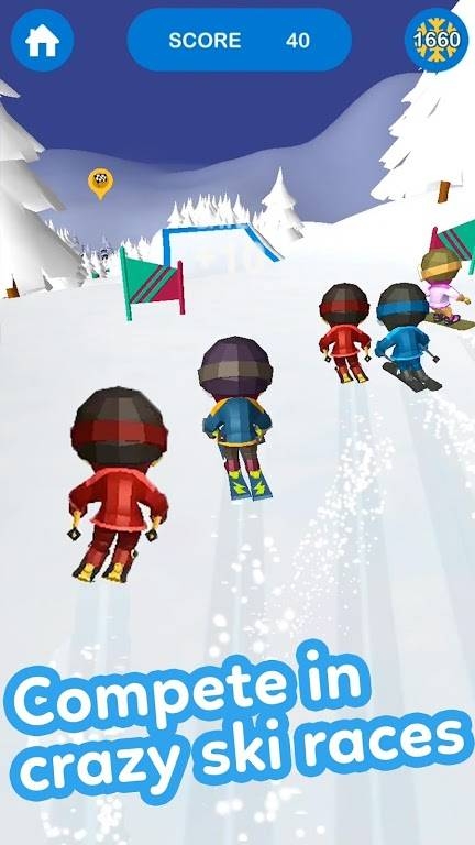 滑雪大冒险3d版真人版截图2