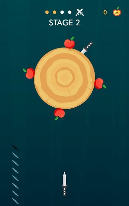 扔小刀游戏安卓版（kniffe it） 截图1