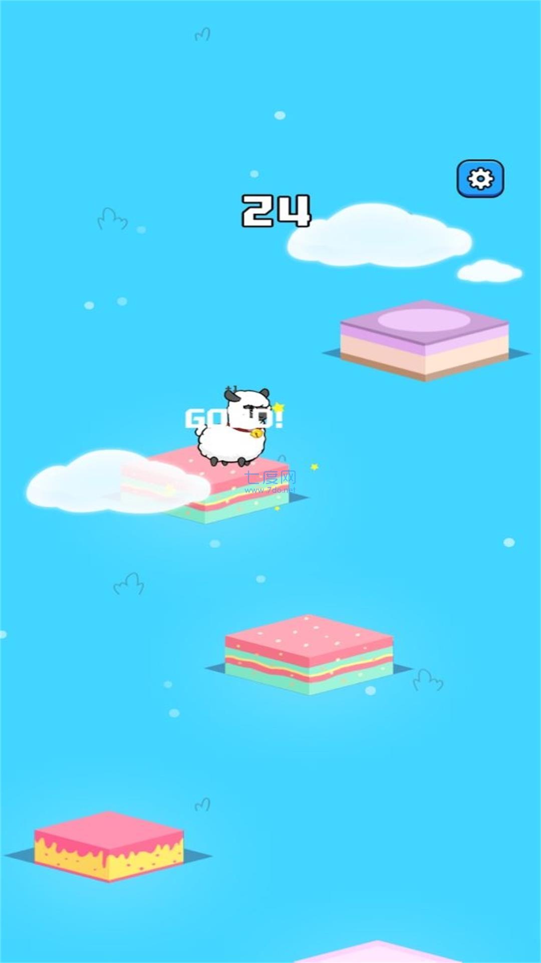 咩咩向上爬游戏截图1