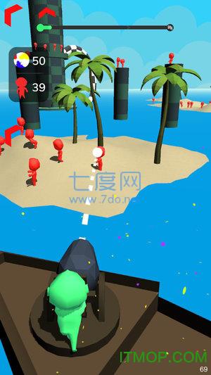 火柴人沙滩球截图2