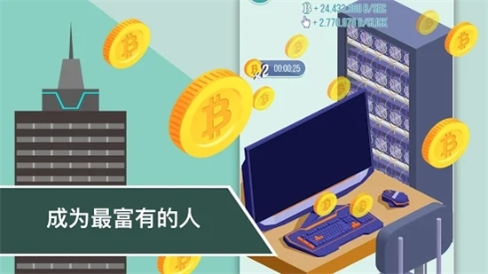 Cryptocurrency Clicker(加密货币挖矿模拟器)截图2