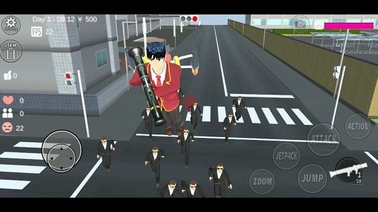 樱花校园模拟器中文版无广告2023截图2