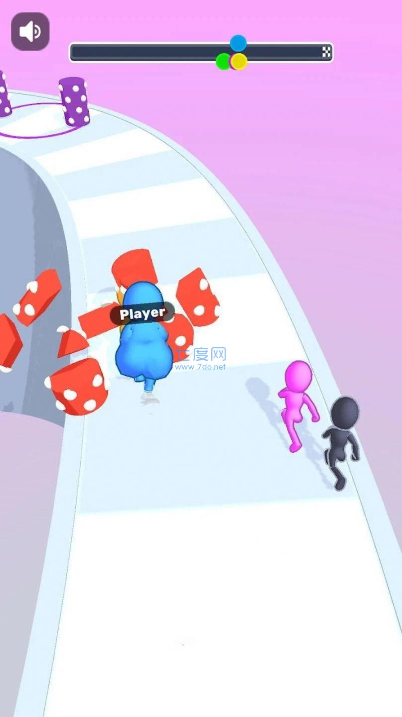 苗条胖子赛跑游戏截图0