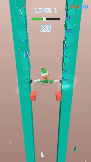 抖音上小人用腿撑住墙Fracture Jump手机游戏最新版 截图0