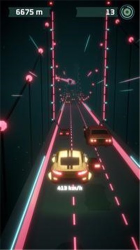 霓虹城市赛车3D截图2