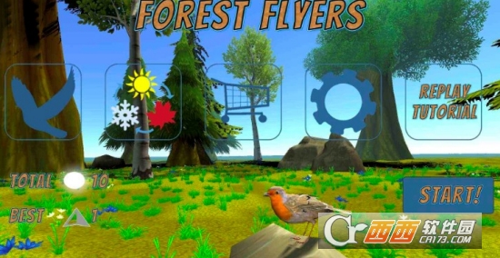 森林飞鸟模拟Forest Flyers