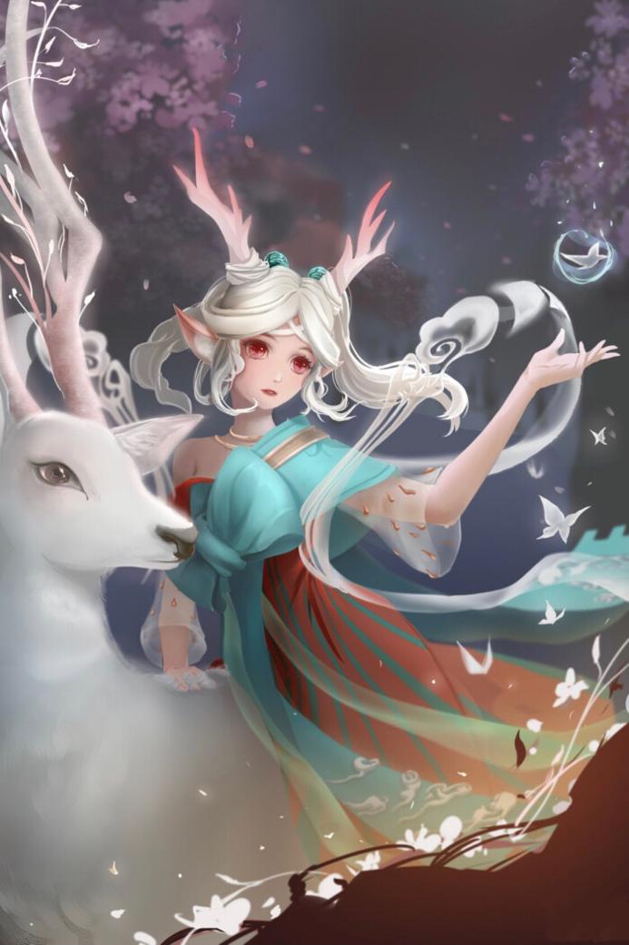 王者荣耀瑶头像遇见神鹿