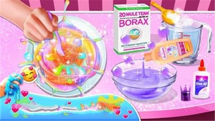 Unicorn Slime DIY Cooking Games(史莱姆模拟器独角兽版)截图0