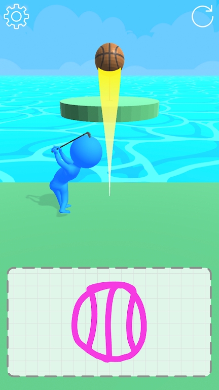 绘画高尔夫游戏官方版（Draw Golf） 截图0