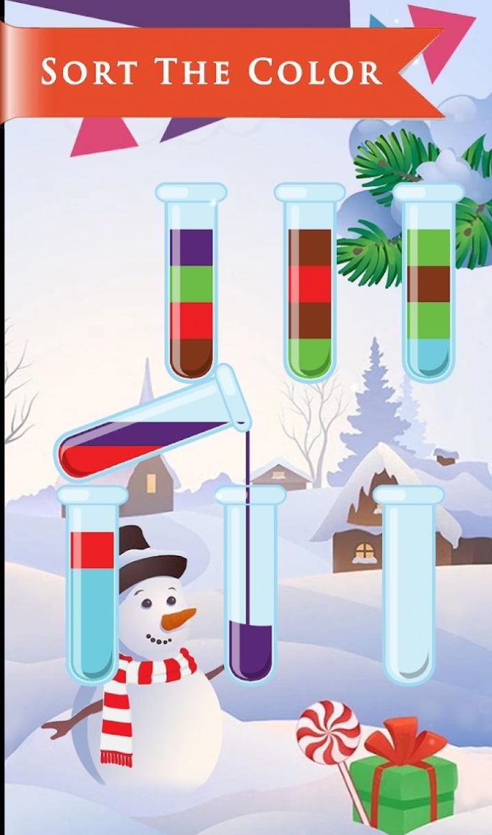 水分类冷冻游戏安卓最新版（Water Sort Frozen）图片1