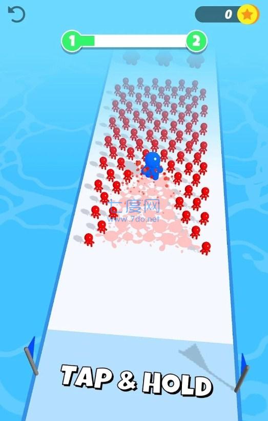 吹气球人防御游戏