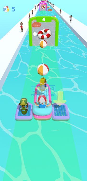 水滑梯赛跑游戏