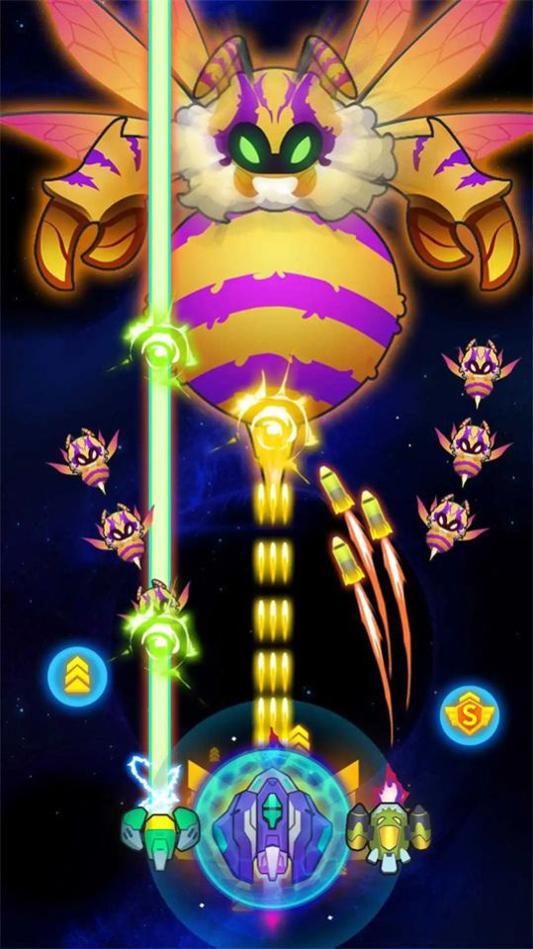 昆虫入侵者太空射手截图1