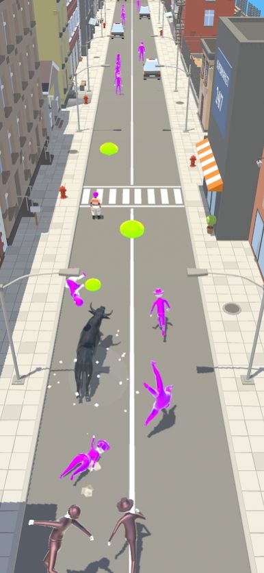 公牛运行模拟器游戏官方版（Bull Run Simulator） 截图0