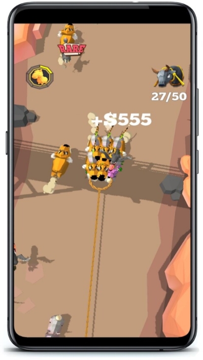 牛仔冲鸭无限金币截图1