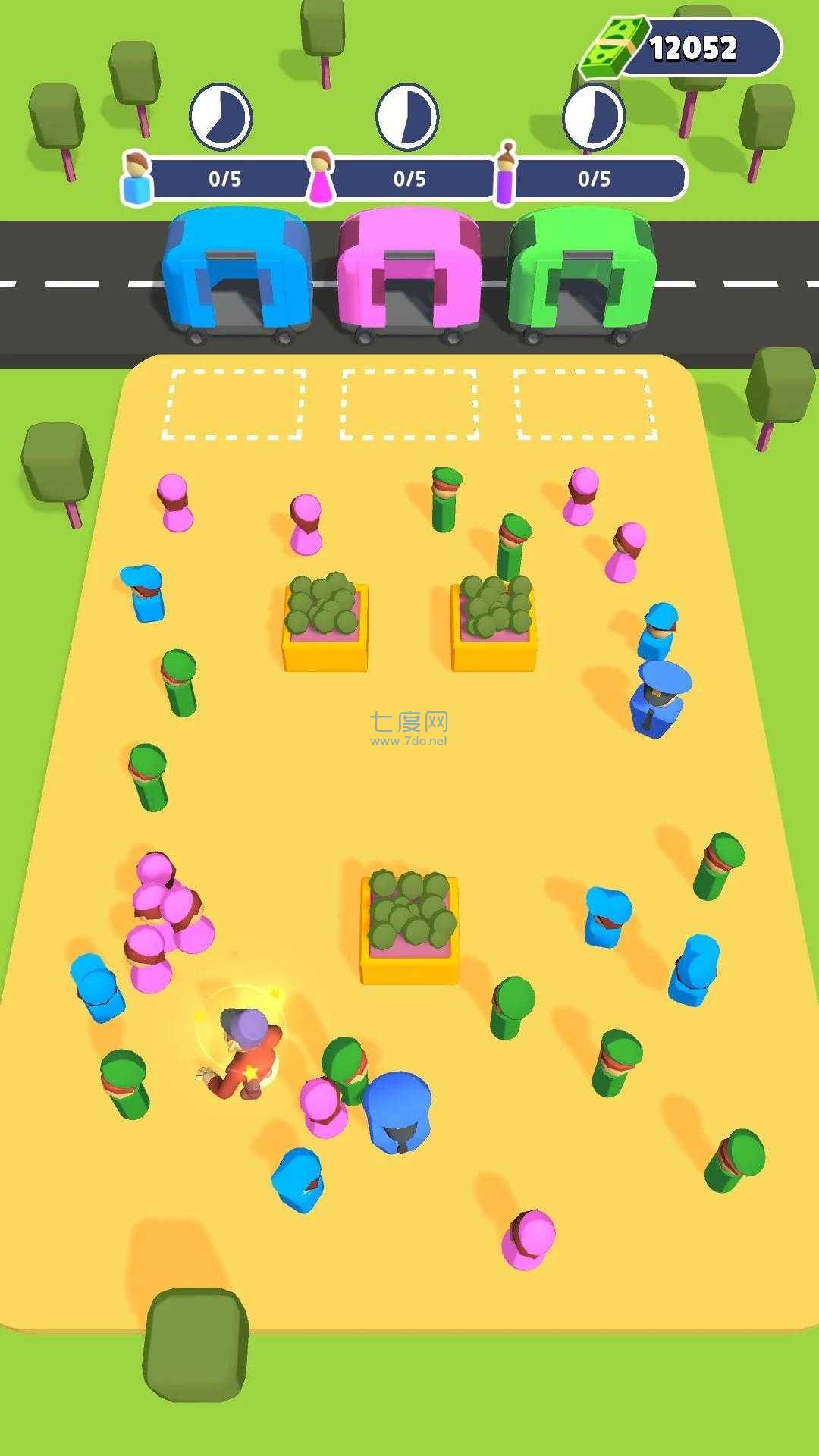 对乘客进行排序截图2
