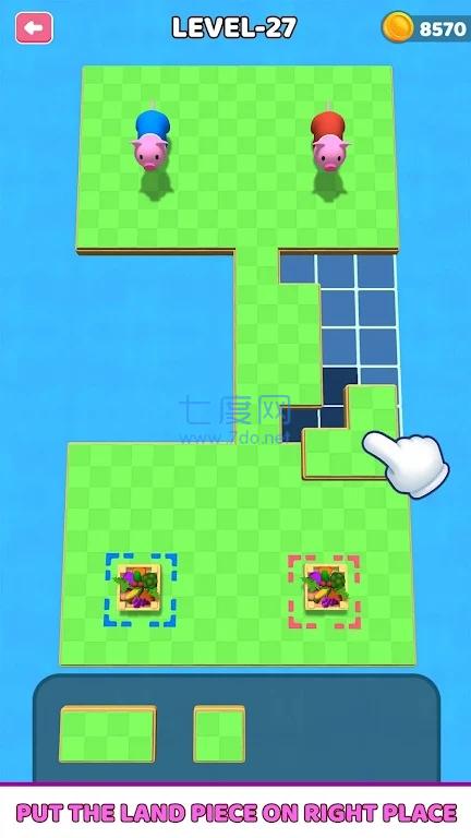 小猪奔跑拼图PigRush SolitairePuzzle截图2