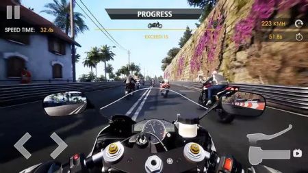 涡轮摩托大满贯赛(turbo bike slame race)