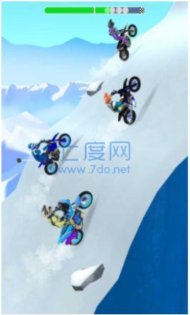 摩托爬坡赛游戏