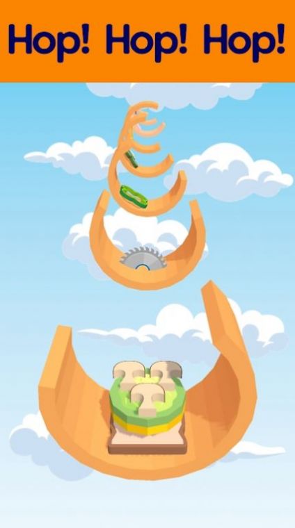 三明治叠叠跳跃游戏最新版(Sandwich Hop) 截图1