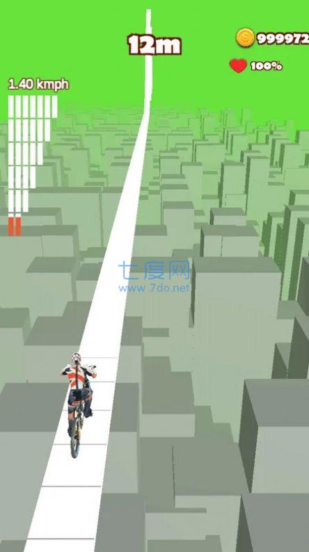 BMX疯狂旋转游戏