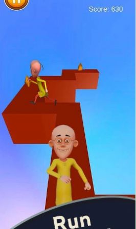 莫图帕特鲁之字形趣味赛游戏安卓版（Motu Patlu Zigzag Fun Race）图片1