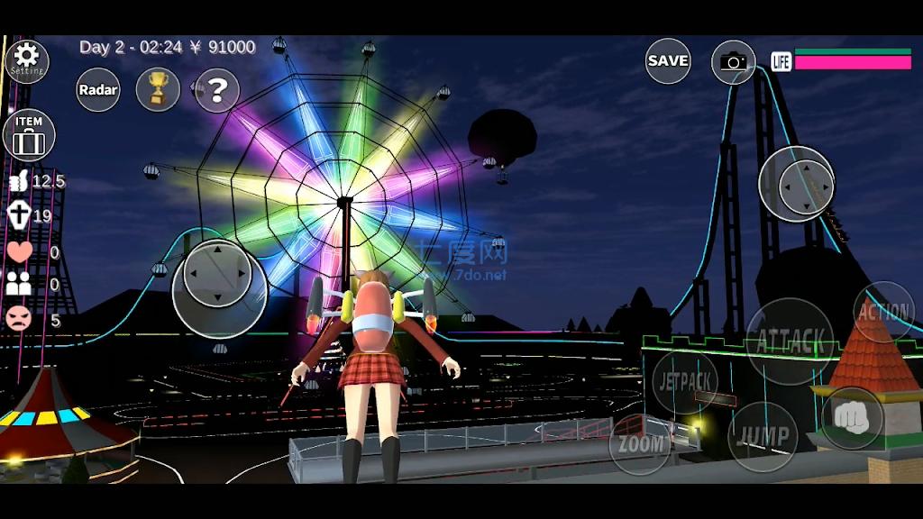 sakura school simulator新舞蹈截图2