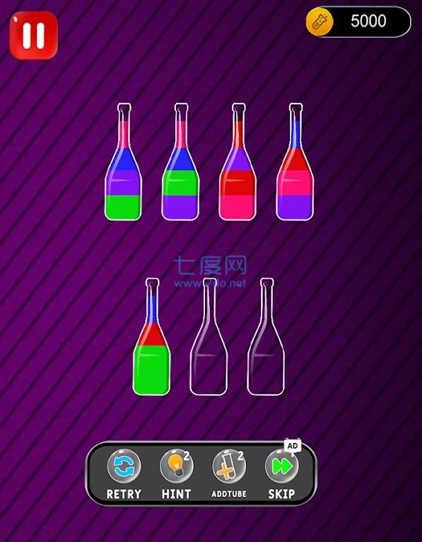 缤纷水排序WaterSort ColorPuzzleGame截图1