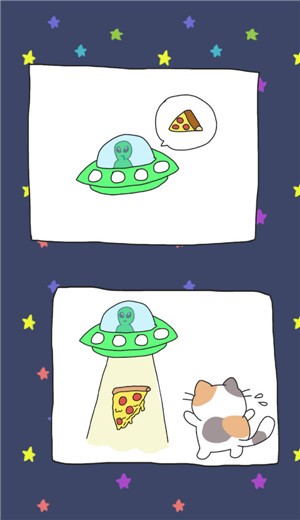 太空猫我想吃披萨截图0