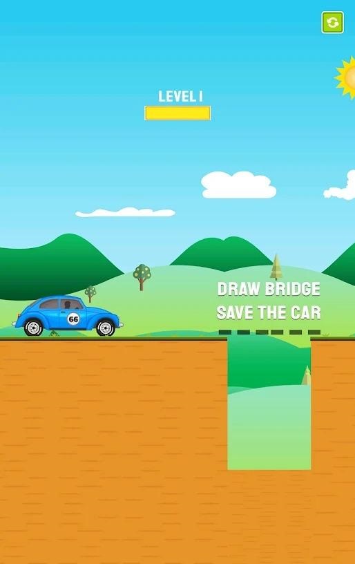 画桥救车游戏官方版（Draw Puzzle Bridge Sa截图2