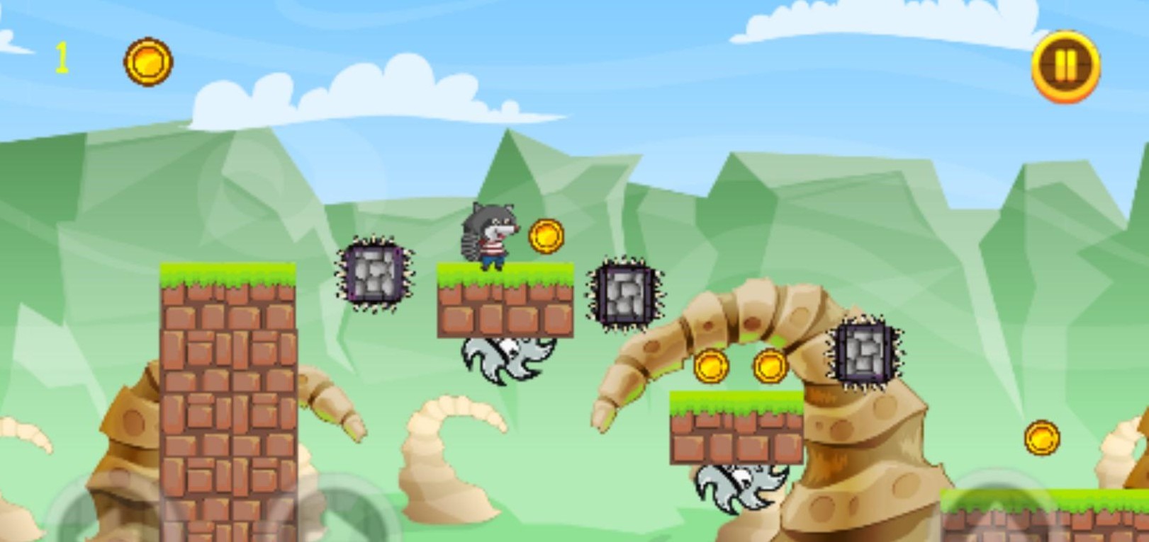 浣熊小英雄游戏中文版（Hero Raccoon）图片1