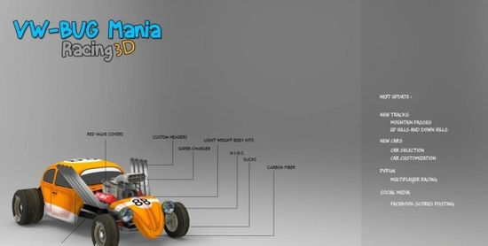 甲壳虫狂热赛车3D 1.0.0 安卓版