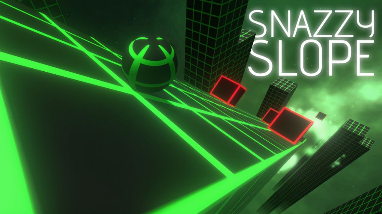 滚球斜坡游戏安卓版（Snazzy Slope） 截图0