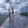 雨中的故事动漫图