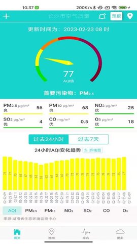 湖南空气质量截图1