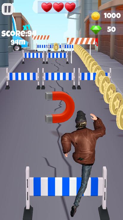 无尽的奔跑城市逃脱截图1