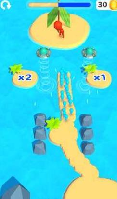 挖沙夺岛截图0