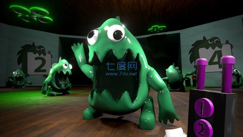 绿色怪物生活挑战游戏截图1