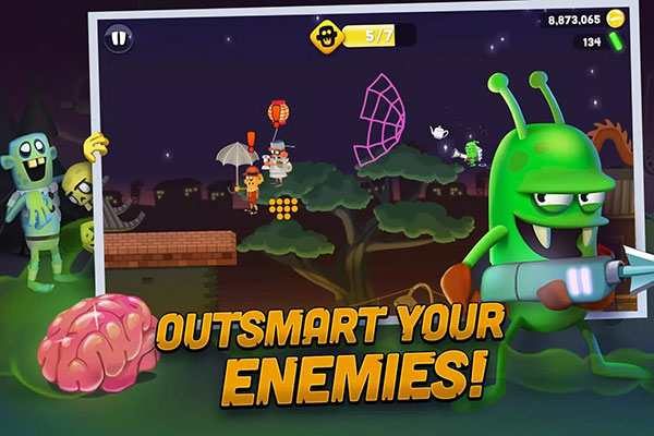 僵尸榨汁机单机版最新版(Zombie Catchers)截图1