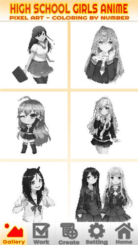 美少女涂色截图2