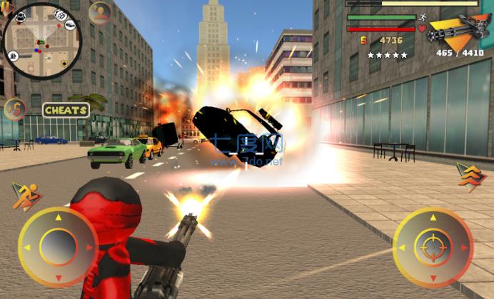 Stickman Rope Hero2截图2