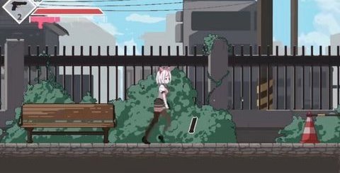 白毛少女大战僵尸无敌版