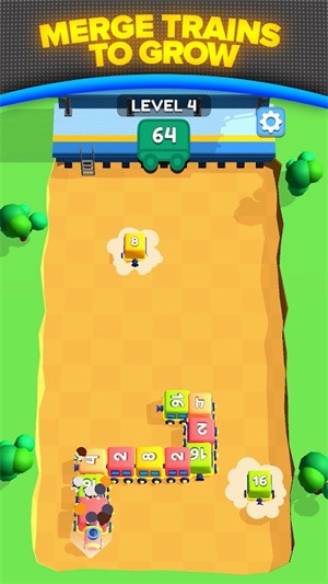 贪食小火车2048截图0