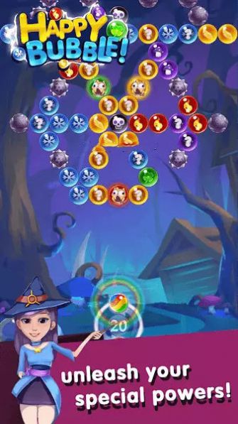 开心泡泡龙魔法少女游戏最新版图片1