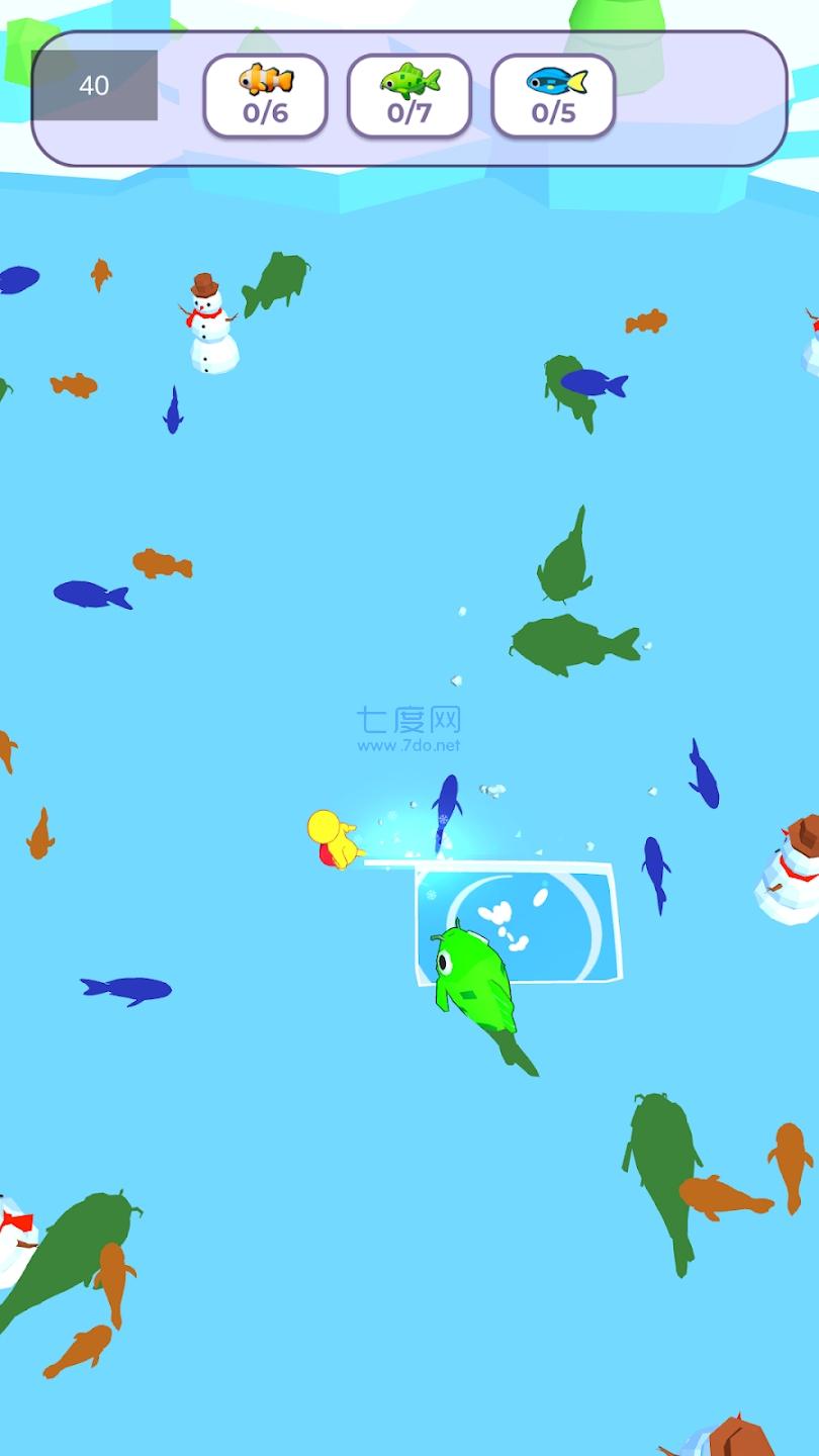 滑冰渔夫游戏截图0