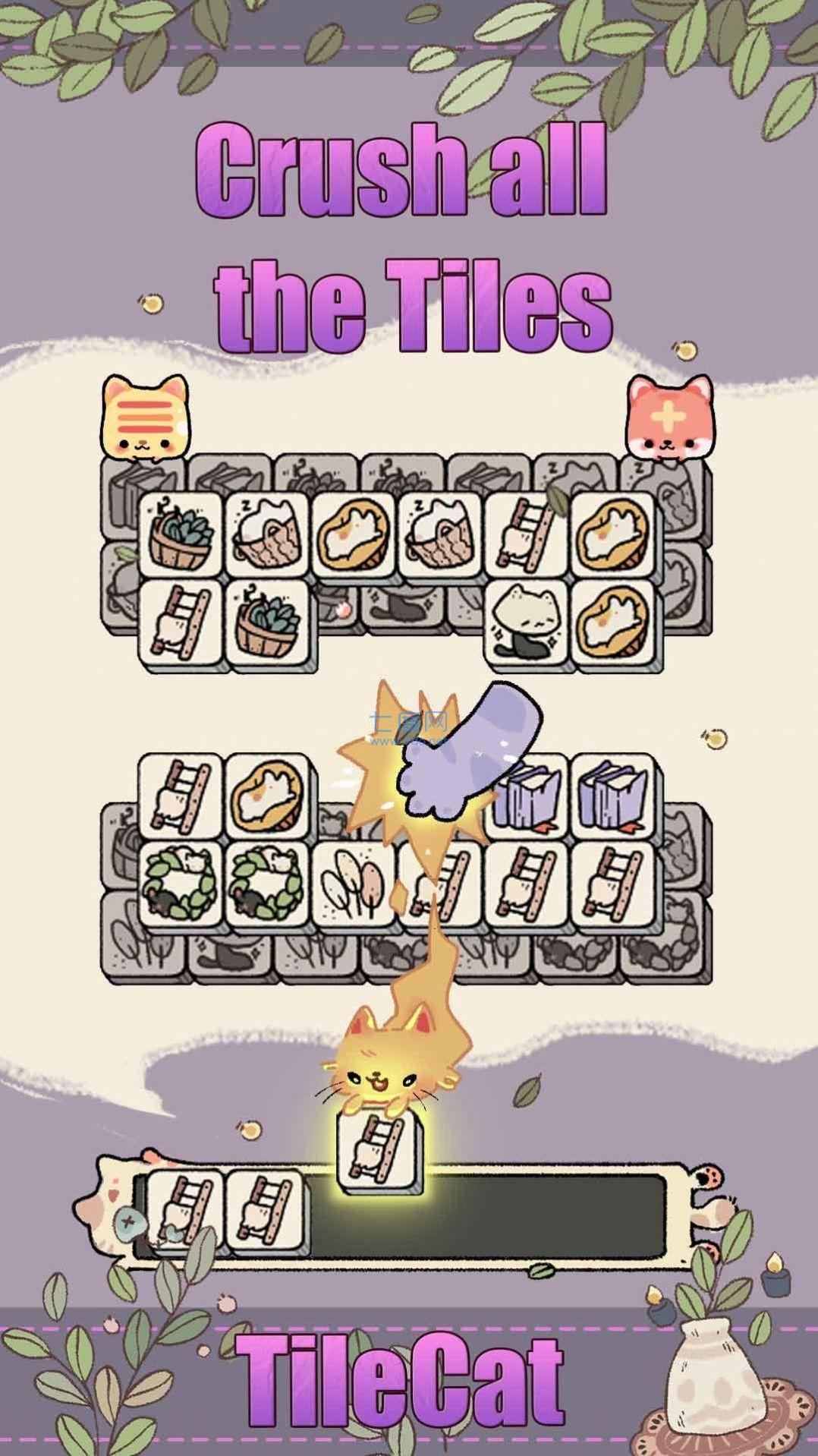 磁贴猫三消益智游戏截图3