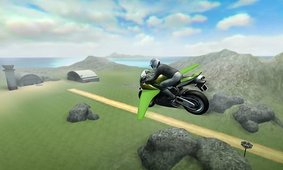 Flying Police Bike Simulator(警方飞行模拟器自行车)截图0