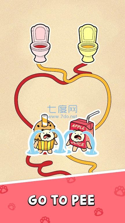 帮香蕉猫找到厕所BananaCatRush DrawtoToilet截图0